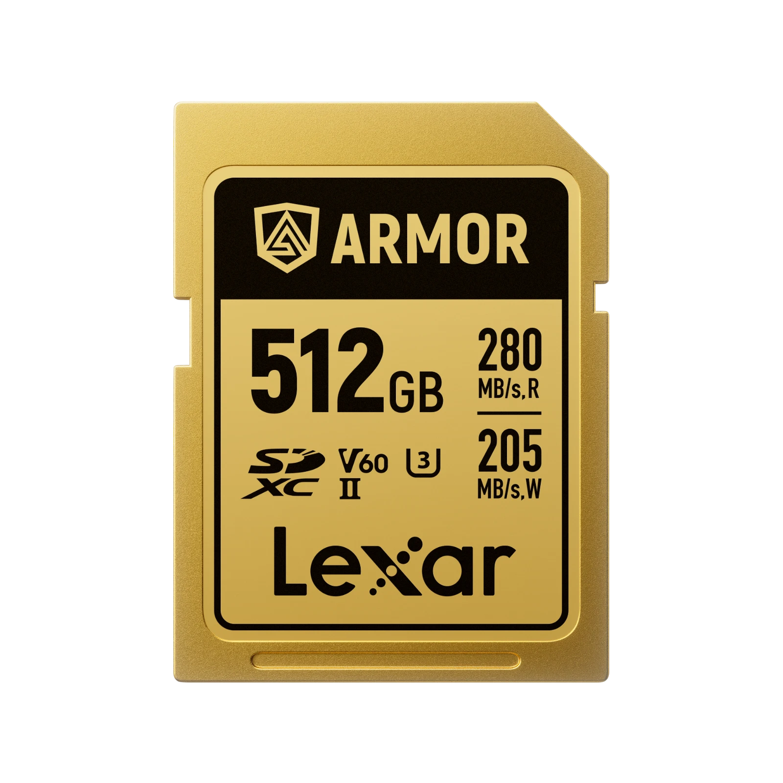Lexar - Lexar 512GB 280MB/s ARMOR GOLD Serisi SDXC UHS-II Hafıza Kartı