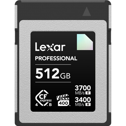 Lexar 512GB Professional CFexpress 4.0 Type B Hafıza Kart (Diamond Serisi)