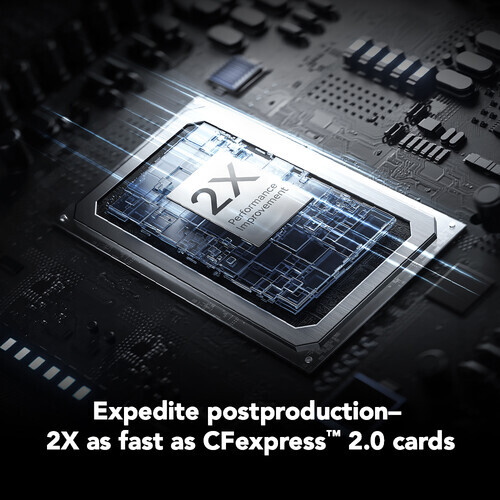 Lexar 512GB Professional CFexpress 4.0 Type B Hafıza Kart (Diamond Serisi)