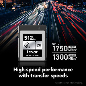 Lexar 512GB Professional SILVER Serisi CFexpress Type B Hafıza Kartı - Thumbnail