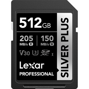 Lexar - Lexar 512GB Silver Plus SD Hafıza Kartı