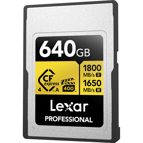 Lexar 640B Professional GOLD CFexpress 4.0 Type A Hafıza Kartı