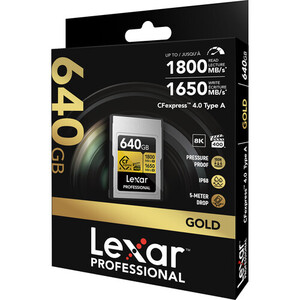 Lexar 640B Professional GOLD CFexpress 4.0 Type A Hafıza Kartı - Thumbnail