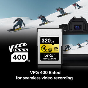 Lexar 320GB CFexpress Type A Gold Serisi Professional Hafıza Kartı - Thumbnail