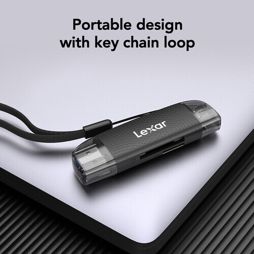 Lexar Dual-Slot USB-A/C SD/microSD Kart Okuyucu (LRW310X-BNBNG)
