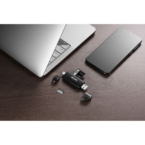 Lexar Dual-Slot USB-A/C SD/microSD Kart Okuyucu (LRW310X-BNBNG) - Thumbnail