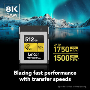 Lexar Pro CFexpress 512GB Type B Gold Hafıza Kartı - Thumbnail