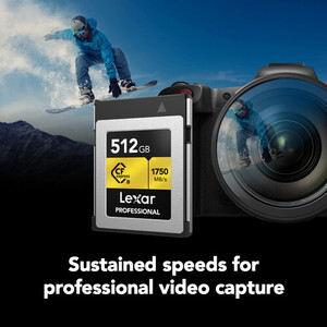 Lexar Pro CFexpress 512GB Type B Gold Hafıza Kartı - Thumbnail