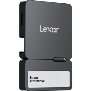 Lexar Professional Go External 2 TB Taşınabilir SSD + Type-C Hub (Siyah) - Thumbnail