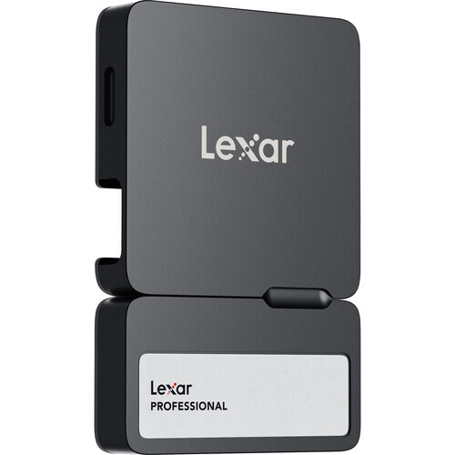 Lexar Professional Go External 2 TB Taşınabilir SSD + Type-C Hub (Siyah)