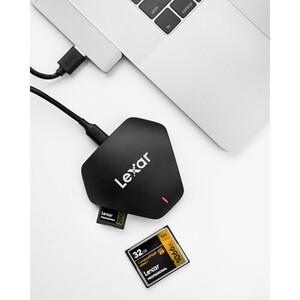 Lexar Professional Multi-Card 3-in-1 USB 3.1 Kart Okuyucu - Thumbnail