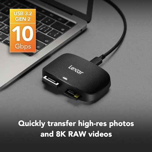 Lexar RW520 CFexpress Type-B/SD USB 3.2 Gen2 Kart Okuyucu