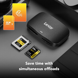 Lexar RW520 CFexpress Type-B/SD USB 3.2 Gen2 Kart Okuyucu - Thumbnail