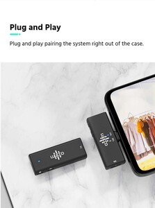 Luucco Pro Talker S1 Digital Wireless Mikrofon ( Type-C ) - Thumbnail