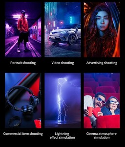 Mamen LED-72R RGB LED Video ve Fotoğraf Işığı - Thumbnail