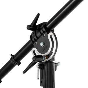 Manfrotto 025BS Standlı Süper Boom (Siyah) - Thumbnail