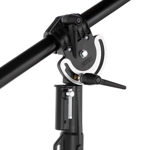 Manfrotto 025BS Standlı Süper Boom (Siyah) - Thumbnail