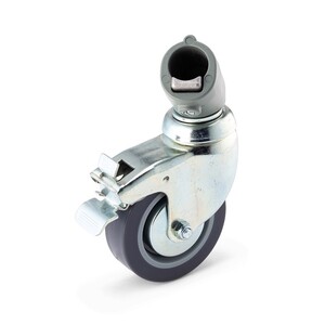 Manfrotto - Manfrotto 110 3'lü 75 mm'lik Frenli Tekerlek Seti