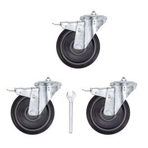 Manfrotto - Manfrotto 374-10 Frenli Tekerlek Seti 160mm