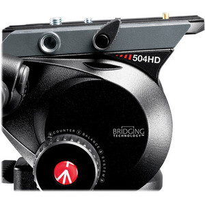 Manfrotto 535K, 504HD Fluid Video Başlıklı Karbon Profesyonel Tripod Kit - Thumbnail
