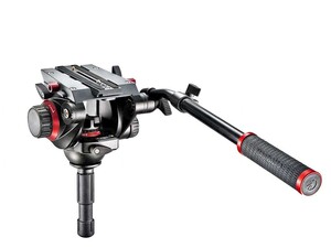 Manfrotto 535K, 504HD Fluid Video Başlıklı Karbon Profesyonel Tripod Kit - Thumbnail