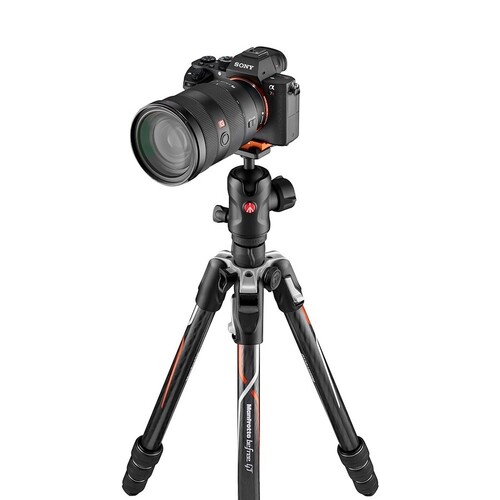 Manfrotto Befree GT Travel Karbon Fiber Tripod & 496 Ball Head (Siyah)