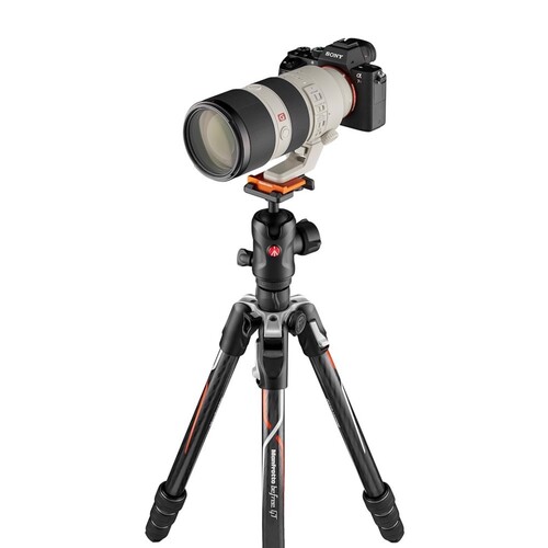 Manfrotto Befree GT Travel Karbon Fiber Tripod & 496 Ball Head (Siyah)