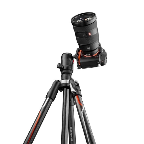 Manfrotto Befree GT Travel Karbon Fiber Tripod & 496 Ball Head (Siyah)