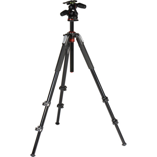 Manfrotto MK055XPRO3-3W MHXPRO-3W başlık ile Tripod Kit