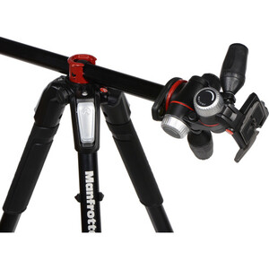 Manfrotto MK055XPRO3-3W MHXPRO-3W başlık ile Tripod Kit - Thumbnail