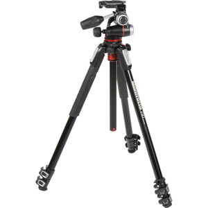 Manfrotto MK190XPRO3-3W Tripod kit MHXPRO-3W başlık ile - Thumbnail