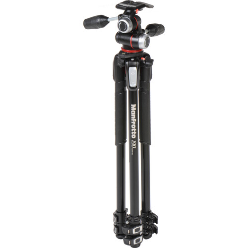 Manfrotto MK190XPRO3-3W Tripod kit MHXPRO-3W başlık ile
