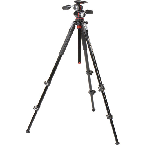 Manfrotto MK190XPRO3-3W Tripod kit MHXPRO-3W başlık ile