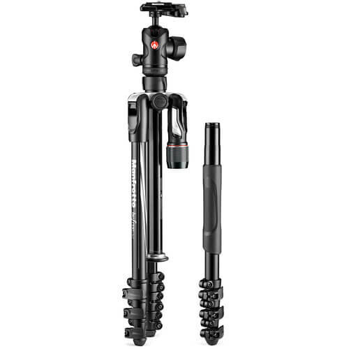 Manfrotto MKBFRLA4B-BHM Befree 2N1 Al Kit Tripod