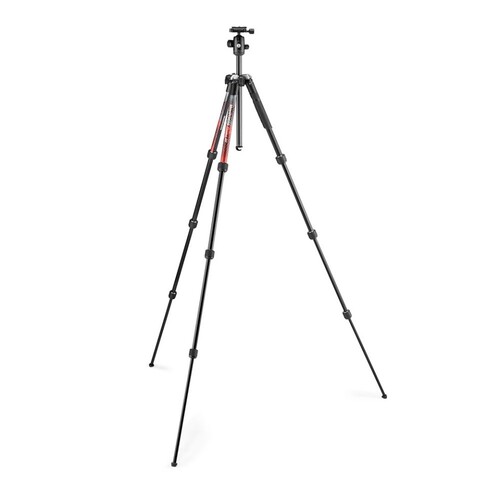 Manfrotto MKELMII4RD-BH Element MII Alimünyum Ters Katlanır Tripod Kırmızı