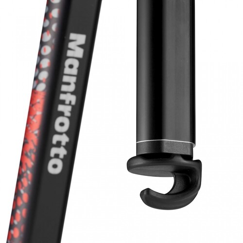 Manfrotto MKELMII4RD-BH Element MII Alimünyum Ters Katlanır Tripod Kırmızı