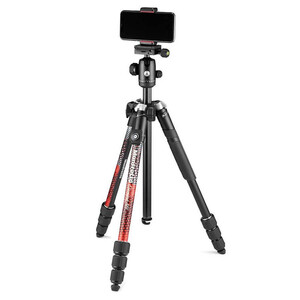 Manfrotto - Manfrotto MKELMII4RMB-BH Element MII Alüminyum Mobile Bluetooth Tripod (Kırmızı) (1)