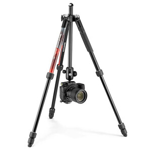 Manfrotto MKELMII4RMB-BH Element MII Alüminyum Mobile Bluetooth Tripod (Kırmızı) - Thumbnail