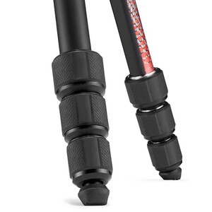Manfrotto MKELMII4RMB-BH Element MII Alüminyum Mobile Bluetooth Tripod (Kırmızı) - Thumbnail