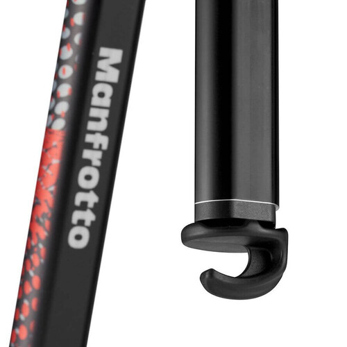 Manfrotto MKELMII4RMB-BH Element MII Alüminyum Mobile Bluetooth Tripod (Kırmızı)