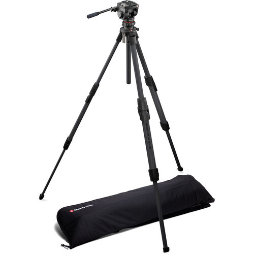 Manfrotto MKONEC-500X One Carbon Tripod ve 500X Akışkan (Fluid) Başlık Tripod Kiti