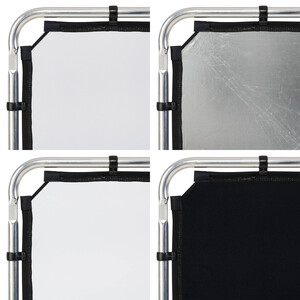 Manfrotto - Manfrotto Large Pro Scrim All-in-One Panel Reflektör Kiti (2 x 2) (1)