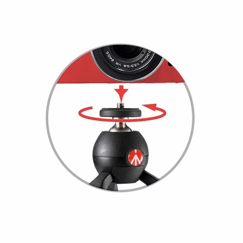 Manfrotto MT Pixi Mini Tripod - Siyah
