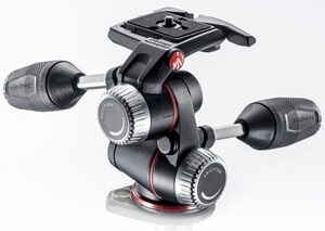 Manfrotto MT190CXPRO3 3 Kademeli Karbonfiber Tripod MHXPRO-3W 3 Kollu Tripod Kafası - Thumbnail