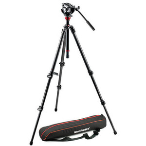 Manfrotto MVH500AH,755CX3 Tripod Başlığı & MagFibre Tripod - Thumbnail