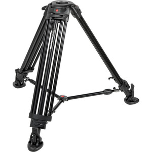 Manfrotto - Manfrotto MVH502A,546BKB1 Fluid Head ve 546B Tripod System ve 504PLONGR Plate (1)