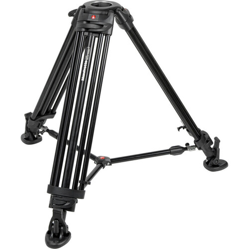 Manfrotto MVH502A,546BKB1 Fluid Head ve 546B Tripod System ve 504PLONGR Plate
