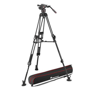 Manfrotto MVK608TWINFA Nitrotech 608 series with 645 Fast Twin Alu Tripod - Thumbnail