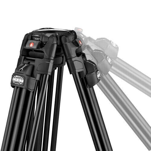 Manfrotto MVK608TWINFA Nitrotech 608 series with 645 Fast Twin Alu Tripod