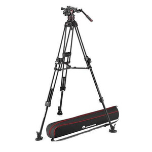 Manfrotto MVK612TWINFA Nitrotech 612 series with 645 Fast Twin Alu Tripod - Thumbnail